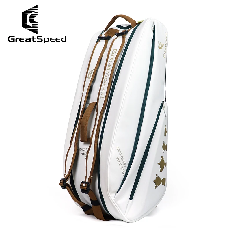 Professional Men Women Tennis Racket Backpack RH6 Large Capacity Badminton Squash Tennis Bag Tennis Shoulder Bags