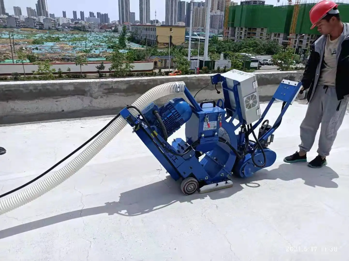 

Customized 2 Year Warranty CE /ISO Approved Factory Price Customized 460v/220v Concrete Surface Preparation Floor Shot Blasting