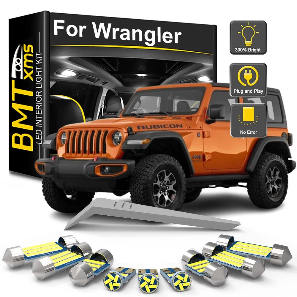 

BMTxms Canbus LED Interior Light Kit For Jeep Wrangler JK TJ YJ 1987 1990 1993 1997 2000 2003 2005 2007 2010 2012 2015 2017 2019