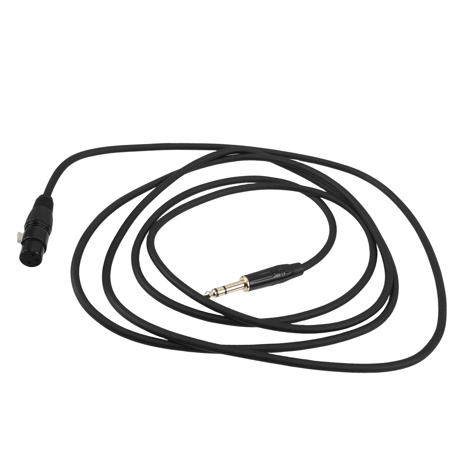 

High Performance Trs to Xlr Adapter Cable 6.35mm Stereo Audio Cable for Condenser Mic to Mixer Reliable Signal Transfer Rugged