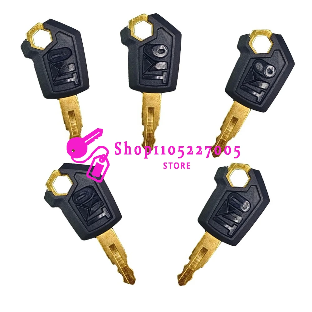 20/10/5/1 SZT. Nowe kluczyki wysokiej jakości 5P8500 do zapłonu, uruchamiania i zamka drzwi do koparki, spycharki, ładowarki