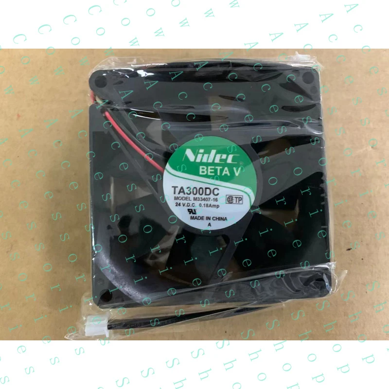 PP+ 1PC  DC 24V 0.18A 2-Lines Inverter Cooling Fan  TA300DC M33407-16 80*80*25mm
