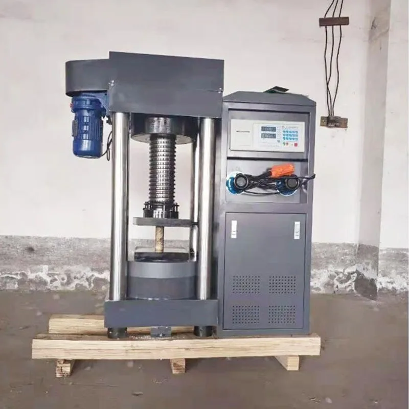 200 ton electric/manual lead screw concrete test block pressure testing machine
