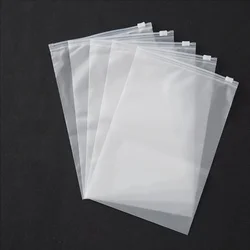 10/20pcs Travel Frosted Ziplock Bag PE Storage Bag Plastic Zipper EVA Translucent Bag Ziplock Bag Waterproof Packaging Bag