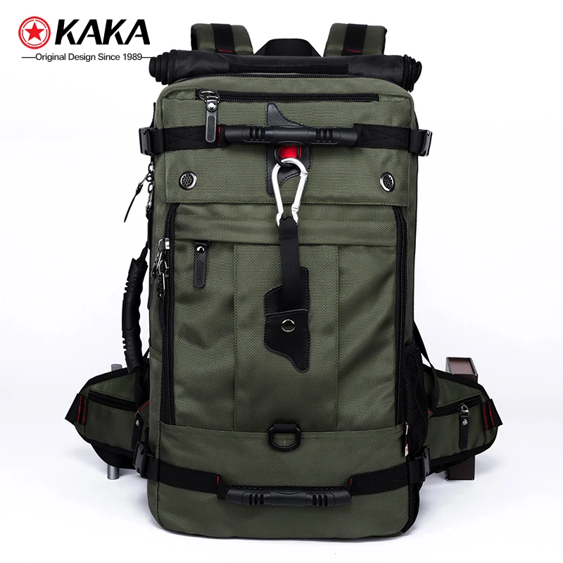 Imagem -03 - Kaka 50l Mochila de Viagem à Prova Dmultifunction Água para Mulheres dos Homens Multifunction 17.3 Mochilas Portátil Masculino Bolsa de Bagagem ao ar Livre Mochila Melhor Qualidade