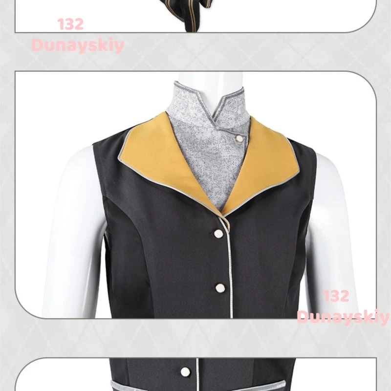 Lune Light 33rd Expedition Cosplay Costume Game Shadowow Character Female Outfit Bag Pants Necklace Halloween Uniform