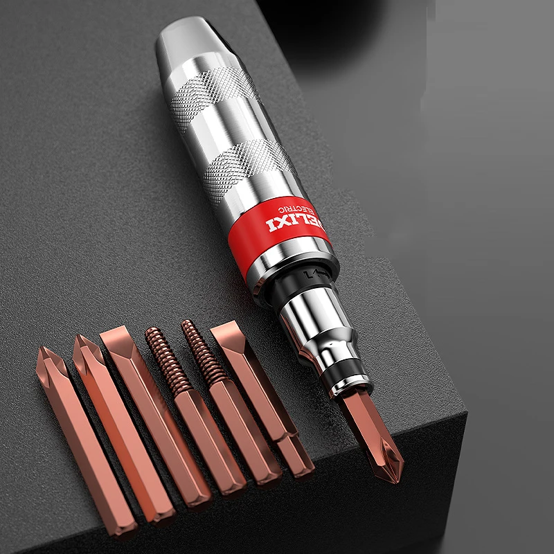 

Household Electric Impact Screwdriver High Strength Knock Punch Screwdriver Screw Remove the Screw Impact Batch Hand Tools