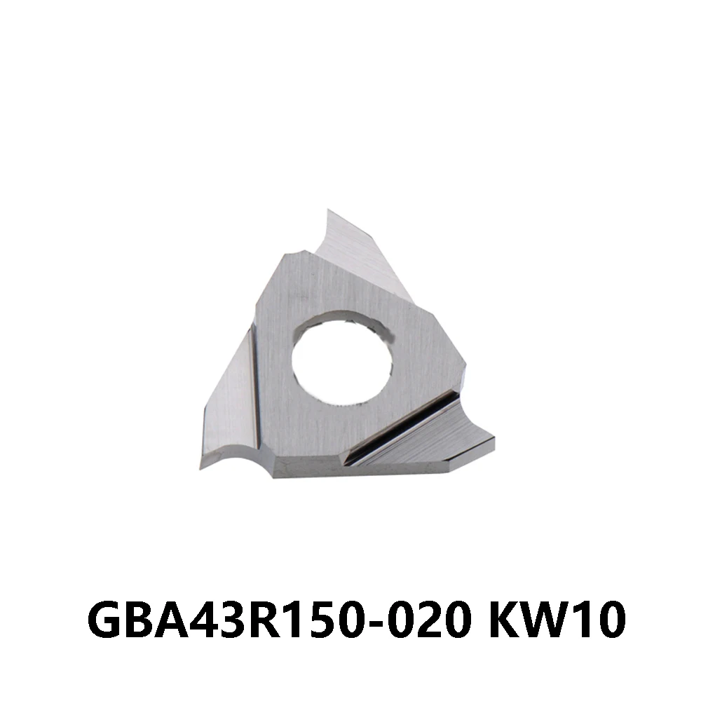 Original GBA43R200 GBA43R150 GBA43R250 CNC Indexable Carbide Inserts 10pcs Aluminum Metal Process Grooving Tooling Tip Piece