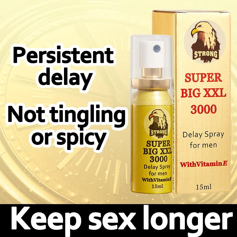 2PCS Super Big XXL 3000 Delay Spray for Men with Extra Vitamin E,Premature Ejaculant Supplement Spray,Extra Strong Delayed Spray