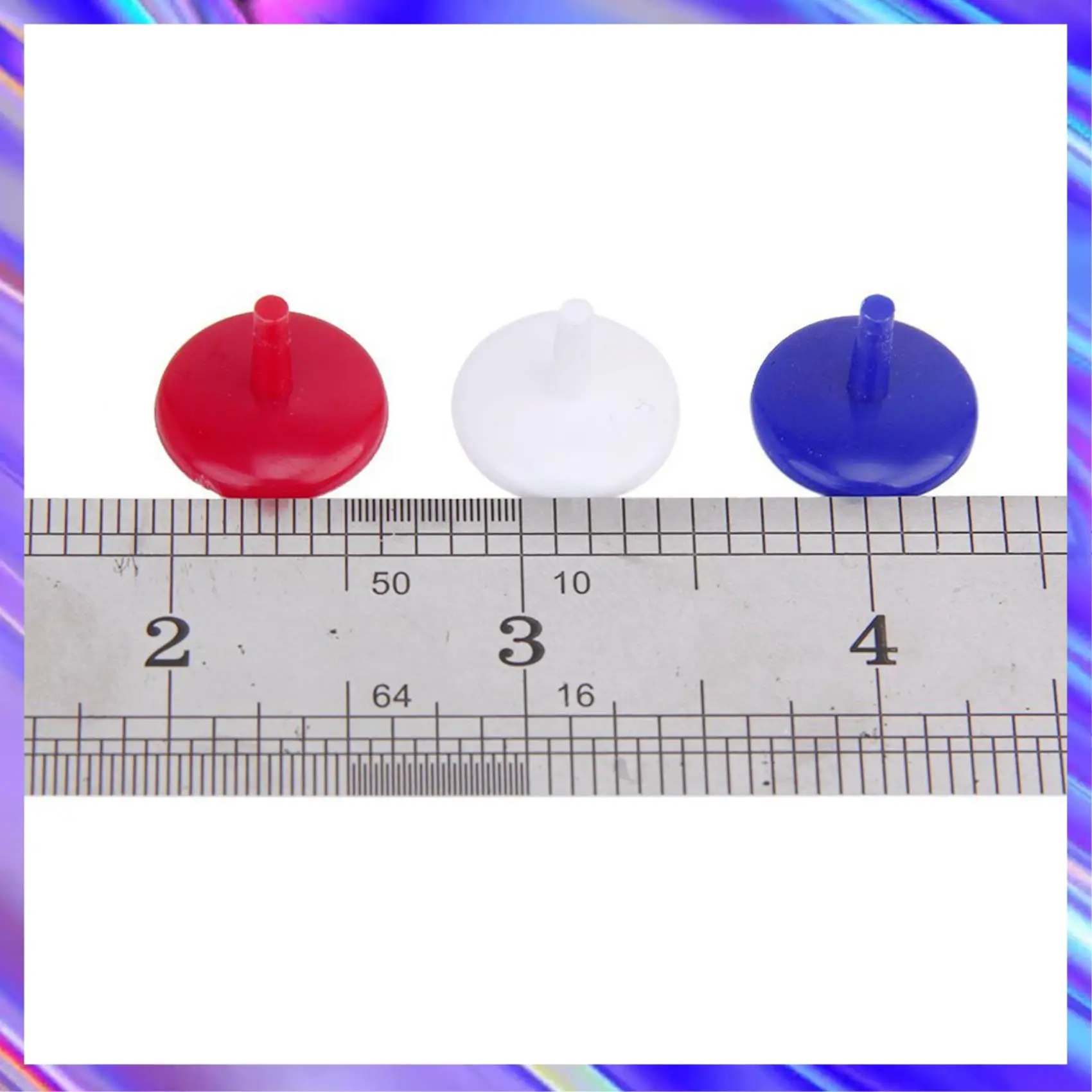 

L71A 150 PCS Golf Ball Marker 18Mm Random Color