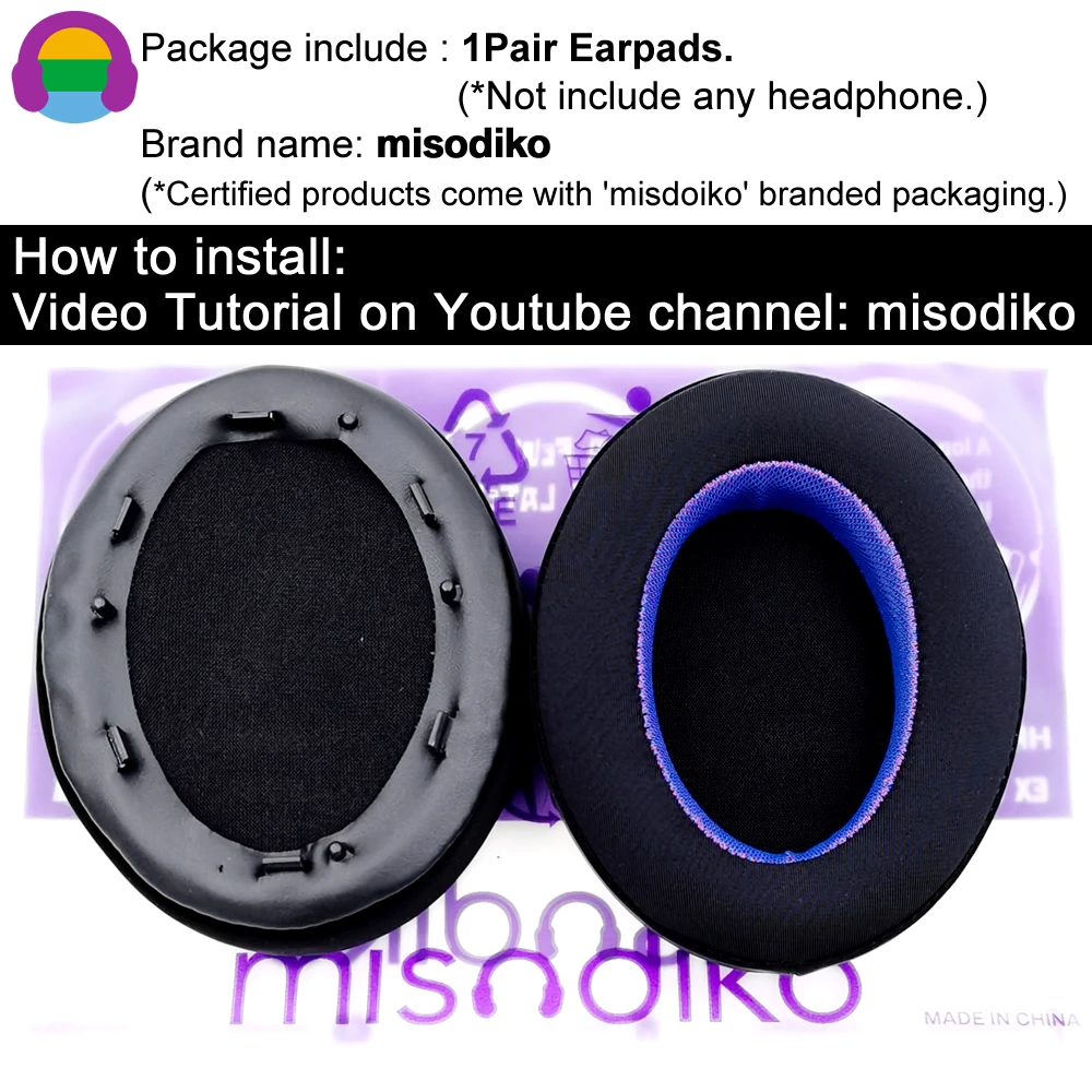 Misodiko Reemplazo de almohadillas mejoradas para auriculares Sony WH 1000XM3
