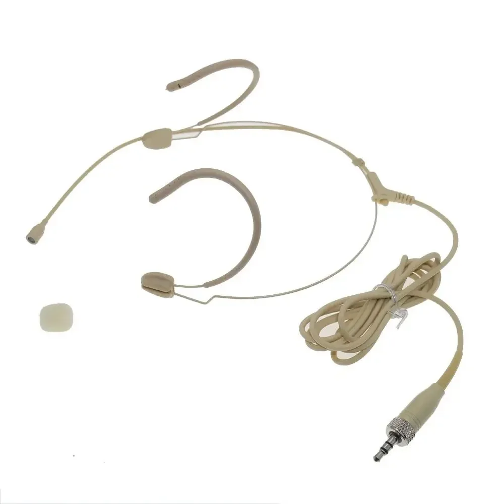 Professional Dynamic Headset Microphone for Sennheiser XS AVX EW G2 G3 G4 Wireless, 3.5mm Locking Jack, 2.2mm Cable
