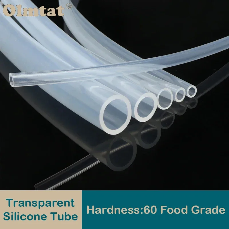 

Food Grade Clear Transparent Silicone Rubber Hose ID 0.51 2 3 4 5 6 7 8 9 10 mm O.D Flexible Nontoxic Silicone Tube 1 Meter