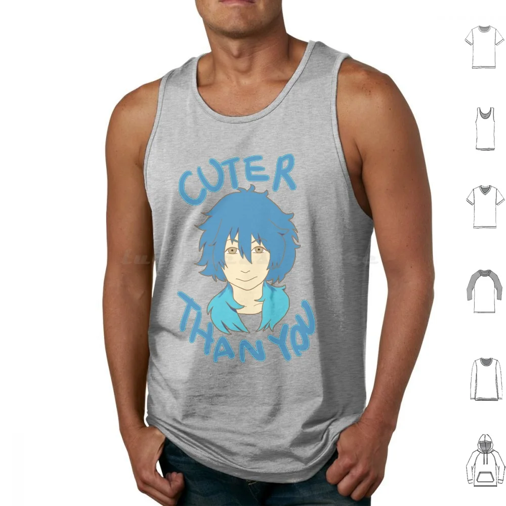 Cuter Than You Tank Tops Vest Sleeveless Aoba Seragaki Dmmd