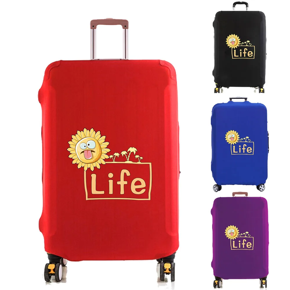 Travel Luggage Cover Suitcase Protector Funny series Thicker Elastic Dust Cover To 18-32 Inch Trolley Travel Accessories