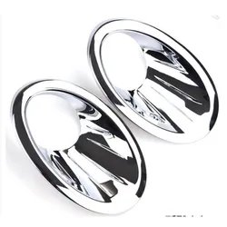 ABS Chrome Front Fog Light Cover Head Lamp Molding Guard Trim Decor Accent For Nissan Qashqai / +2 / Dualis 2013 2012 2011 2010