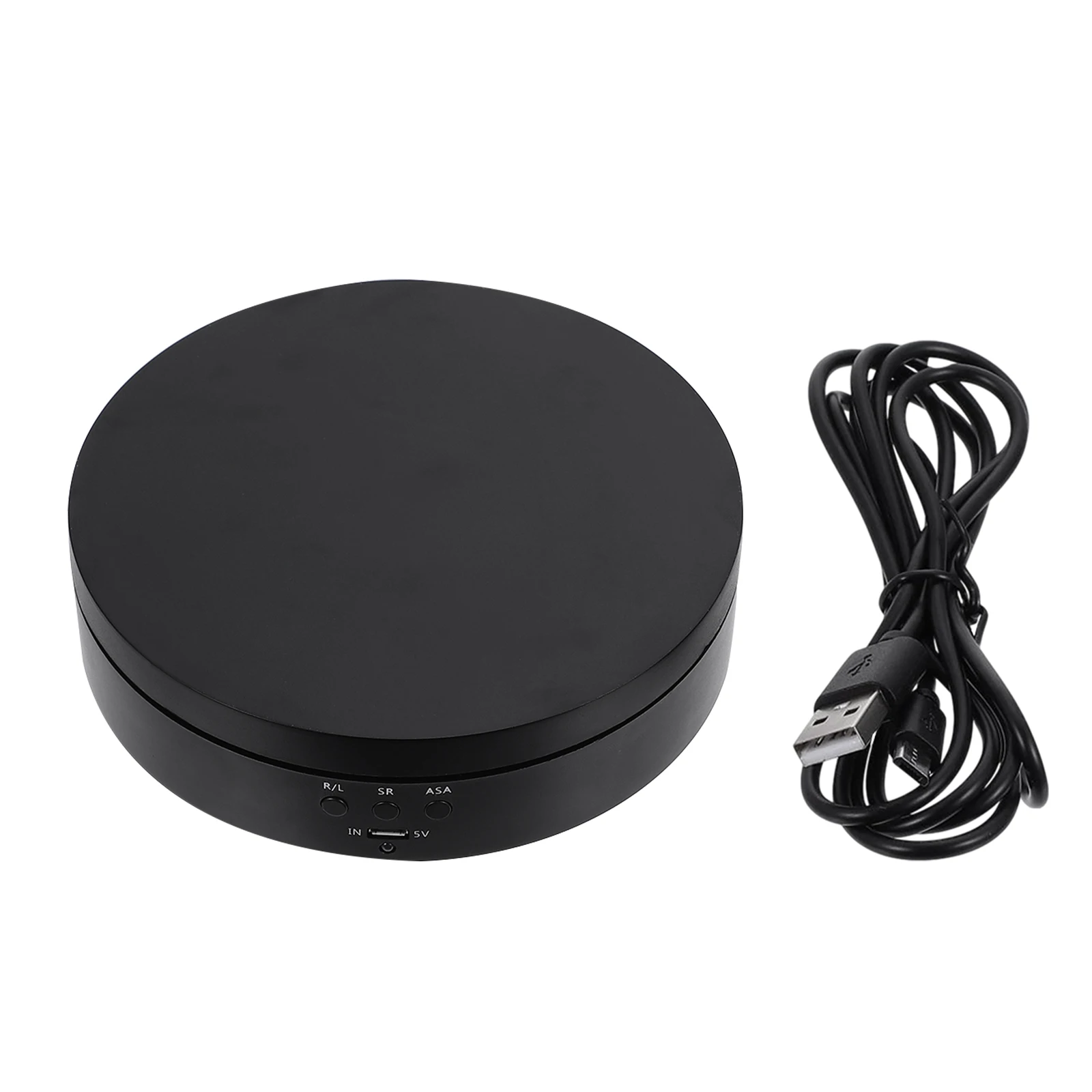 

Automatic 360 Jewelry Display Holder Electric Rotating 3KG Smooth Jewelry Display Holder Spin Black R om Accessories