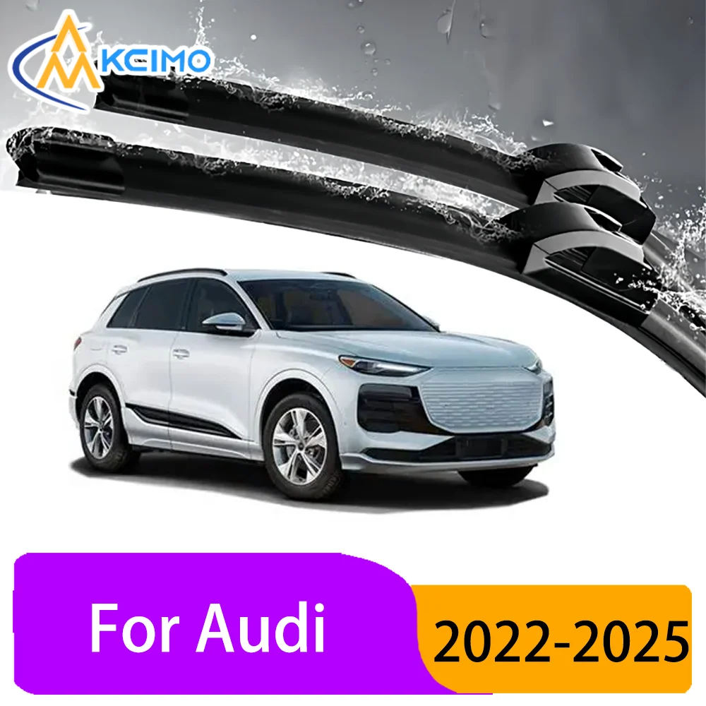 

All Season Silent Front Wiper Blades for Audi Q6 2022-2025 Snow Resistant Clear Visibility Guarantee Long-Lasting Performance