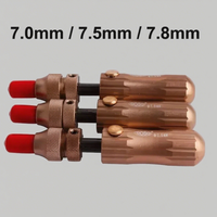 7 Pin Tubular Lock Picks Professional Locksmith Tool Set 7.0/7.5/7.8 Advanced Lengthened Keyless Entry Tool