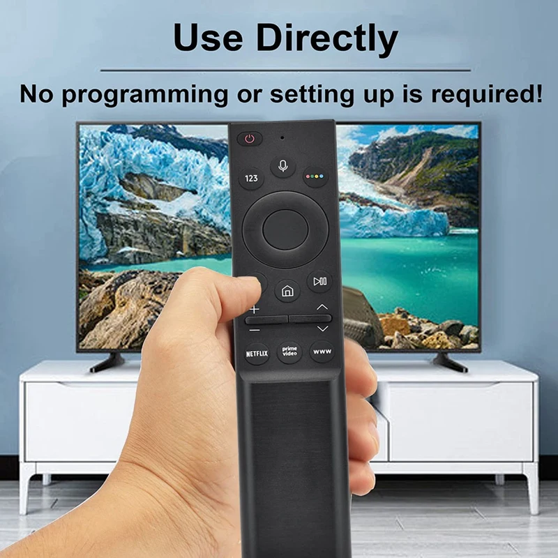 BN59-01363L Remote Control For Samsung QLED Series BN59-01363C UA75AU8000 Bluetooth Voice TV Remote Control Replacement