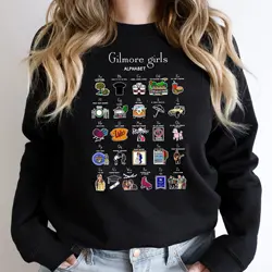 Gilmore Girls Succinct Slogan Women Sweatshirt New Fashion Fallow Campus Style Female Sweater Cutton Vintage Print Girl Tops