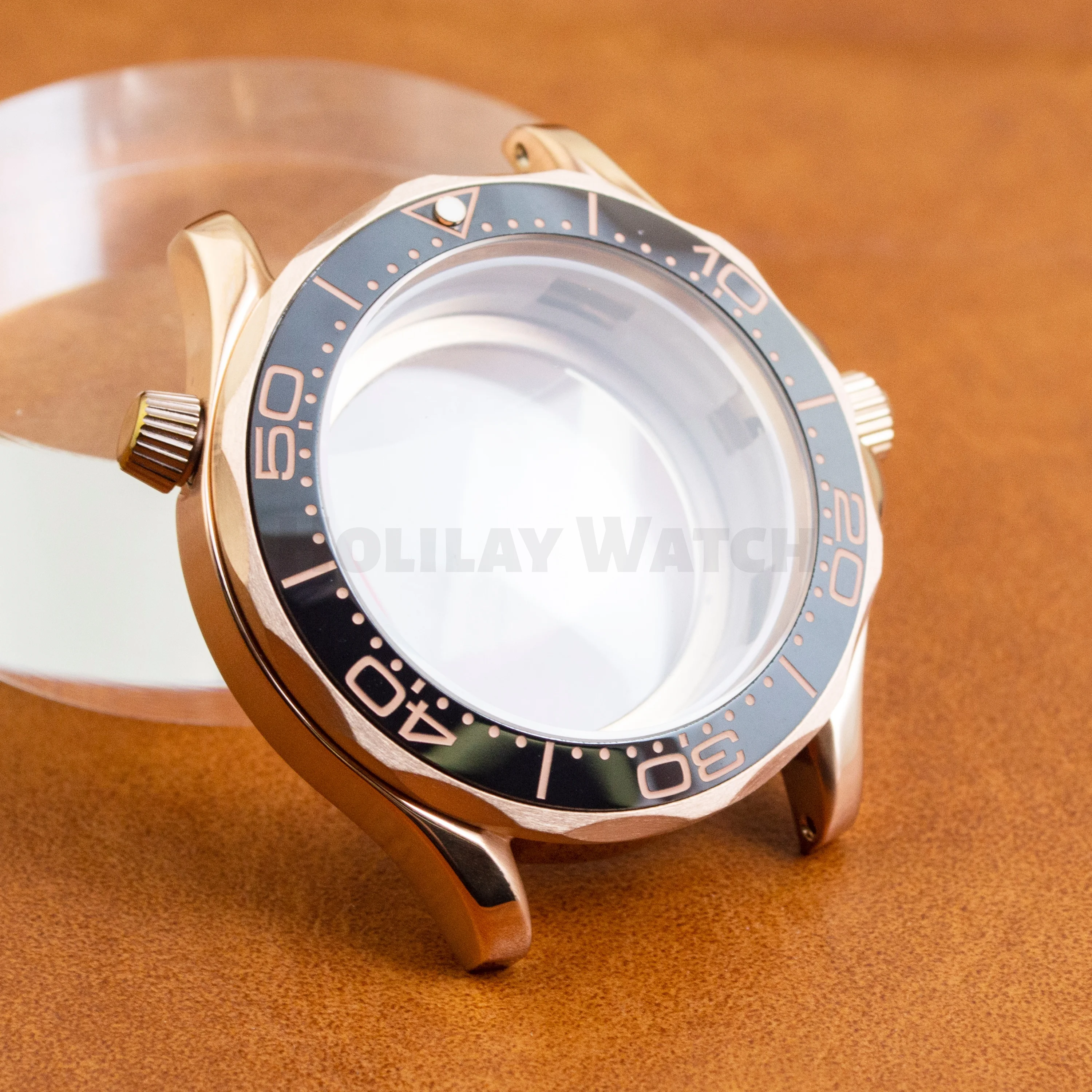 10bar Waterproof Case 41mm Watch Case Stainless Steel Watchcase For NH35 NH36 Movement Seamaster 300 Watchcase 31mm Dial