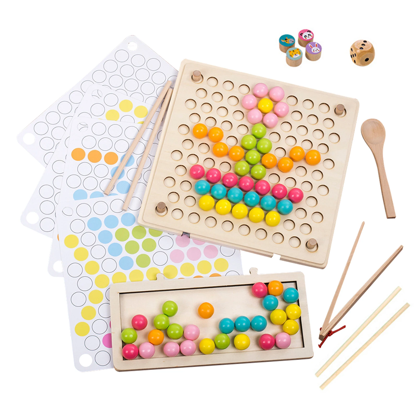 

Wooden Puzzle Toy For Kid Girl Boy Color Sorter Game Educational Learning Toys