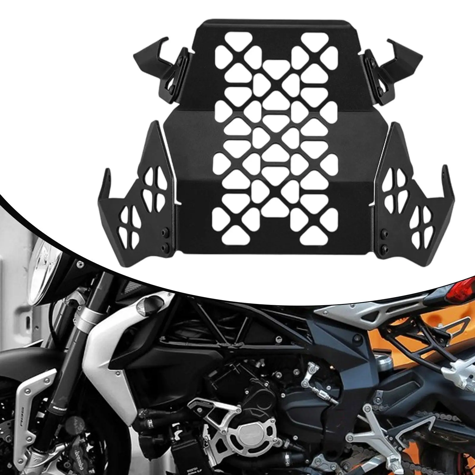 

Motorcycle Headlight Guard Cover Front Headlamp Guard Directly Replace