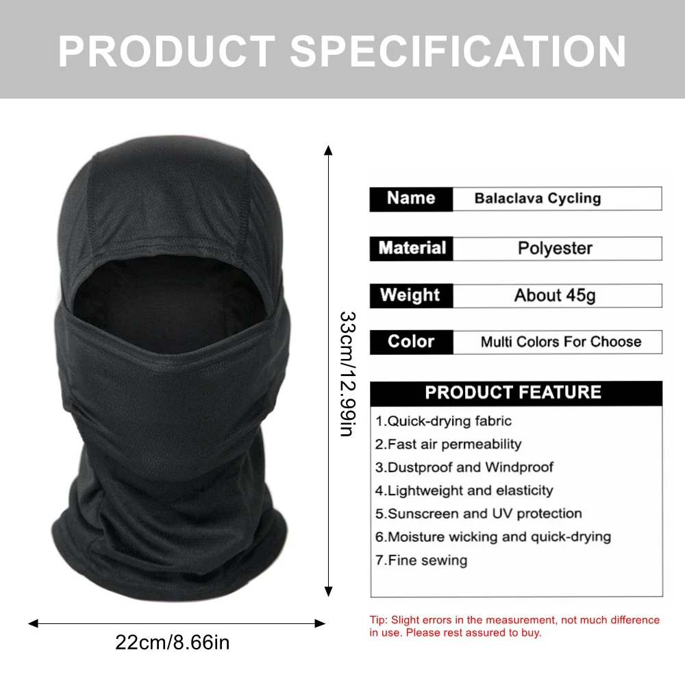 Military Tactical Men Camo Balaclava Full Face Scarf for CS Wargame Hunting Ski Sports