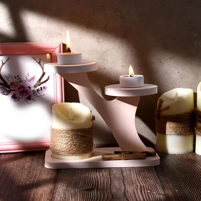 

Accessories Molds Holder Mold Splicing Bracket Bracket Mold Silicone Texture for Candlestick