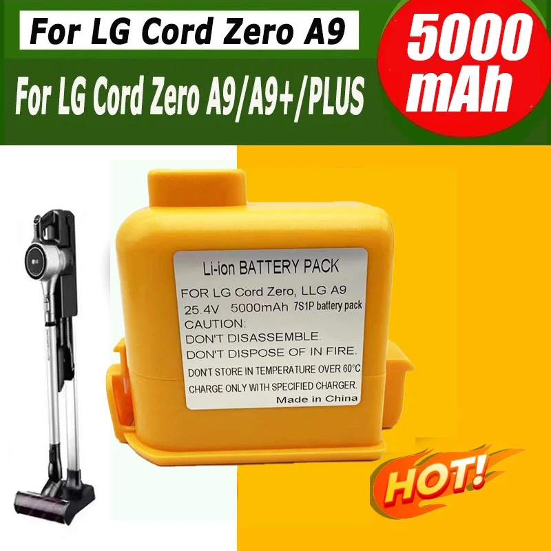 🎁25.2V EAC63382204 Lithium Ion Battery For LG Cordzero A9 Cordless Vacuum A9+ A9Plus A9M A9MASTER2X A9MULT12X A9PETNBED A9MULTI