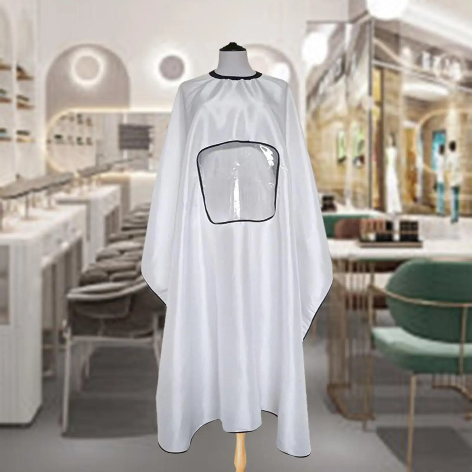 

Ткань для стрижки волос, удобный практичный профессиональный парикмахерский фартук для