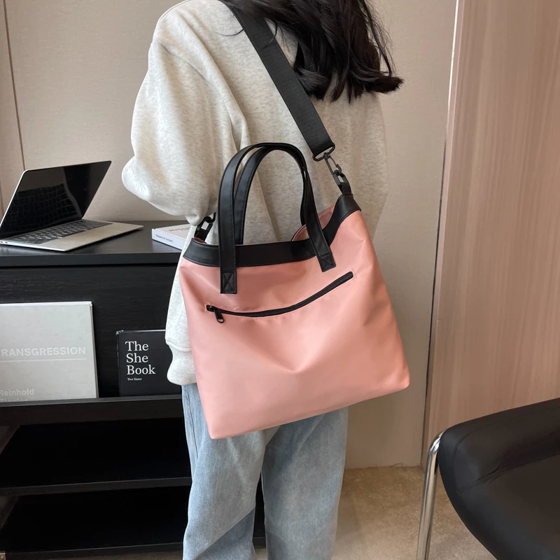 

2024 Newest Style Women Crossobosy Bags Multi-function Canvas Students Leisure Soft Surface Simple Shoulder Top Sales Handbags