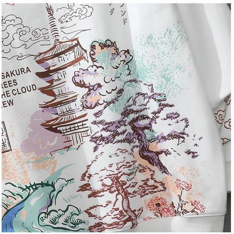 sudaderas con capucha loft bluza z kapturem y2k ubrania harajuku męskie anime hip-hop japońska moda uliczna bluza z kapturem mężczyźni kpop — zdjęcie 7