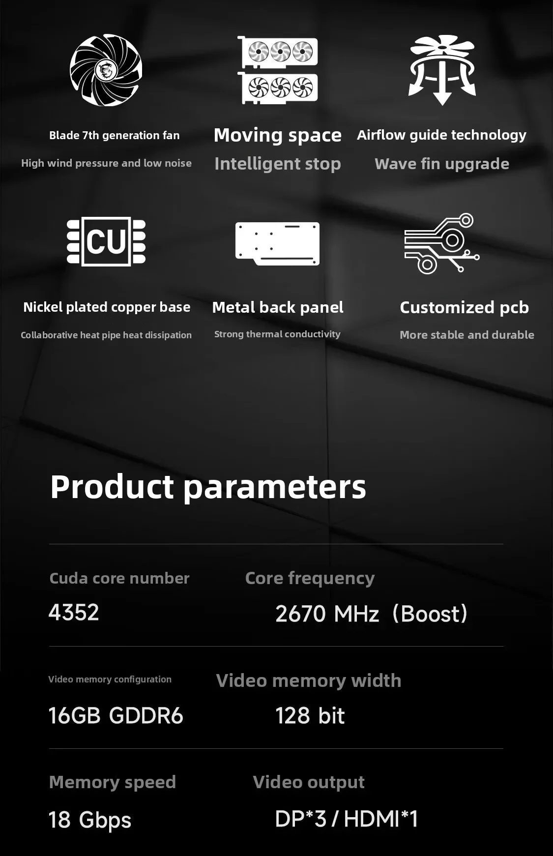 GeForce RTX 4060 Ti GAMING X SLIM 16G Gaming AI