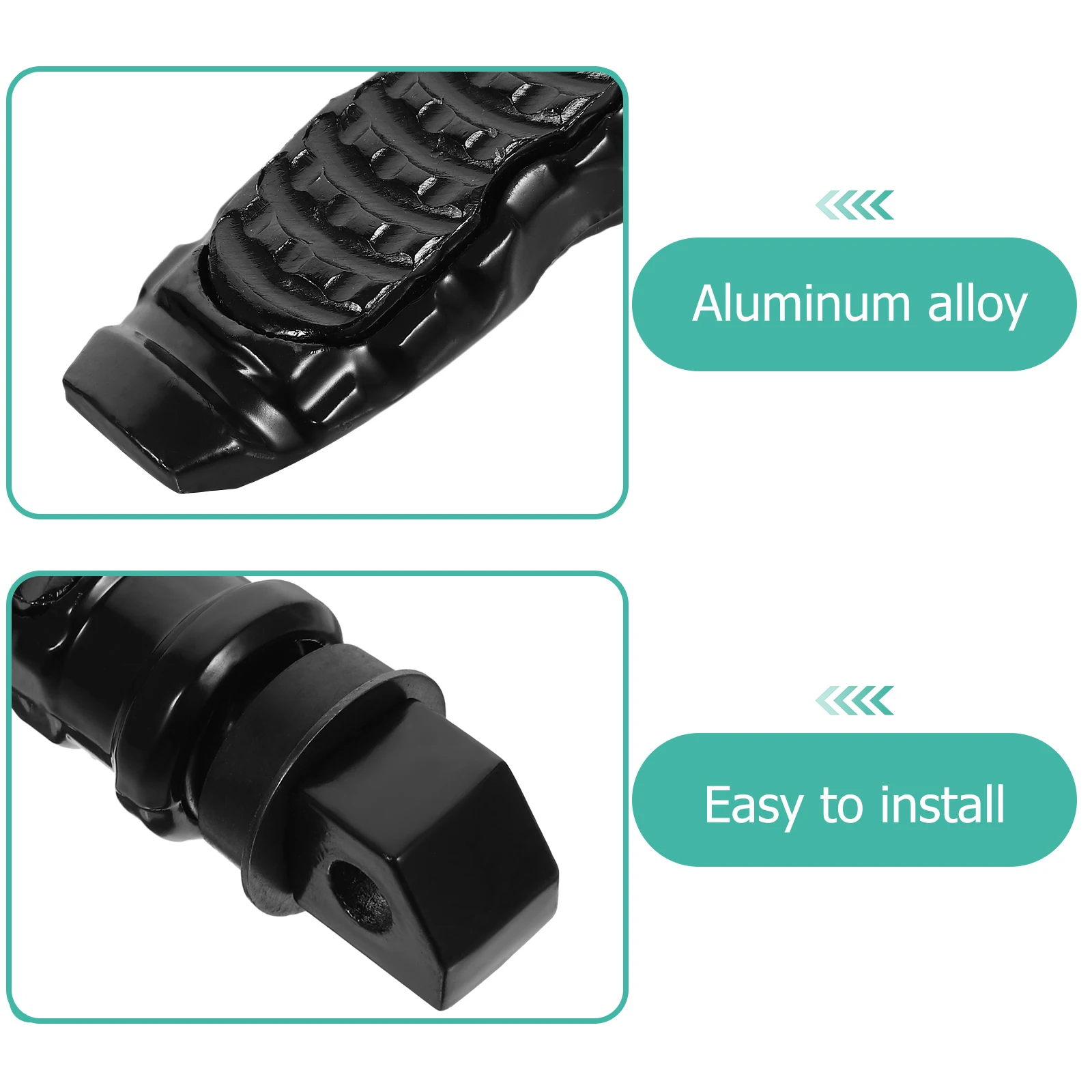

2pcs Motorcycle Foot Pegs Aluminum Alloy Colorful Rear Footrest Peg Pedal for Dirt Bike Off road Accessories ange