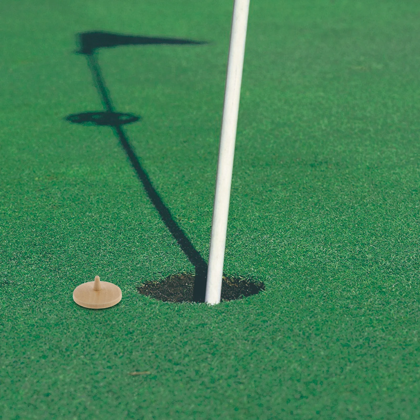 

20Pcs Wooden Golf Ball Position Markers Golf Course Durable Accessories for Accurate Positioning Training Alignment Tools