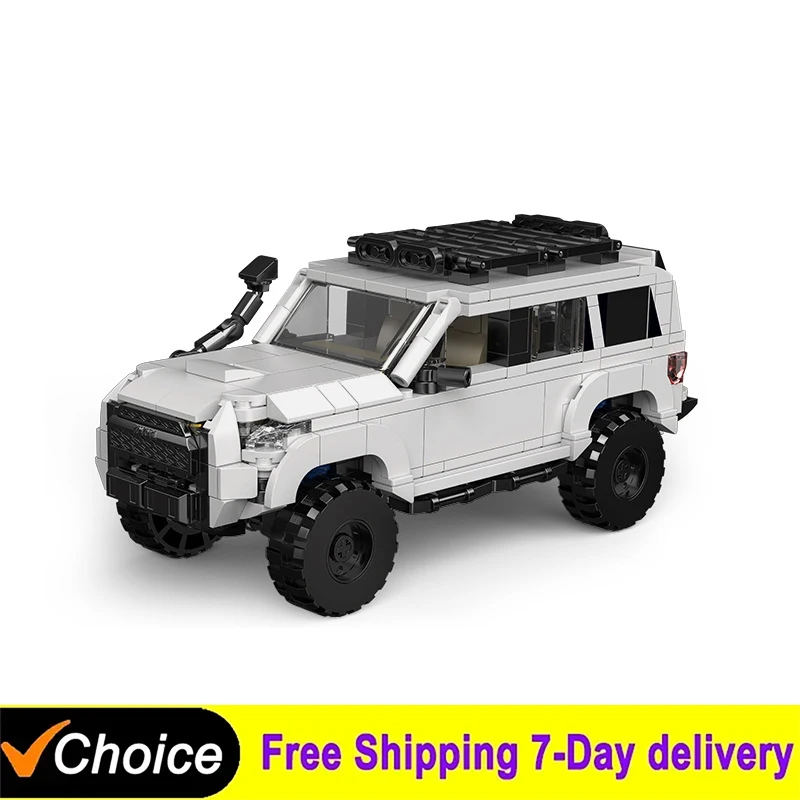 Technical 4runner Off Road Car Building Blocks Classic City Vehicle Model Bricks With Display Box Collection Kids Toys Gifts