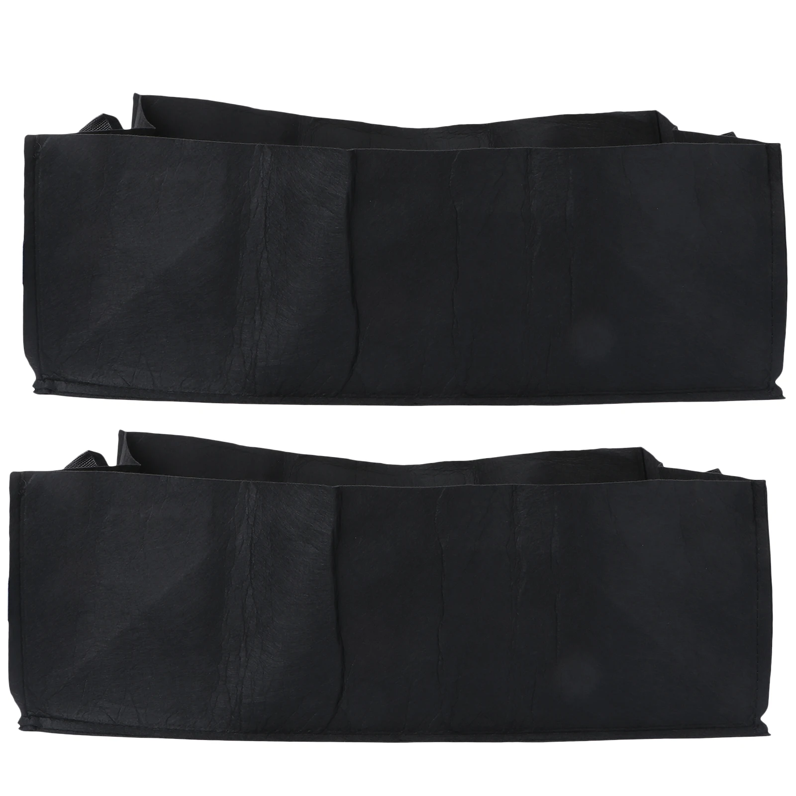 

2pcs Planting Bags Square Grow Bag Double Handles Foldable Lightweight Fabric Container Herb Flower Vegetable Garden Aeration