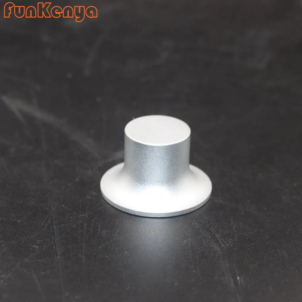 1 Piece Sandblasting Aluminum Knob 38mm Height 23mm DIY Amplifier Kits Potentiometer Handles Matte