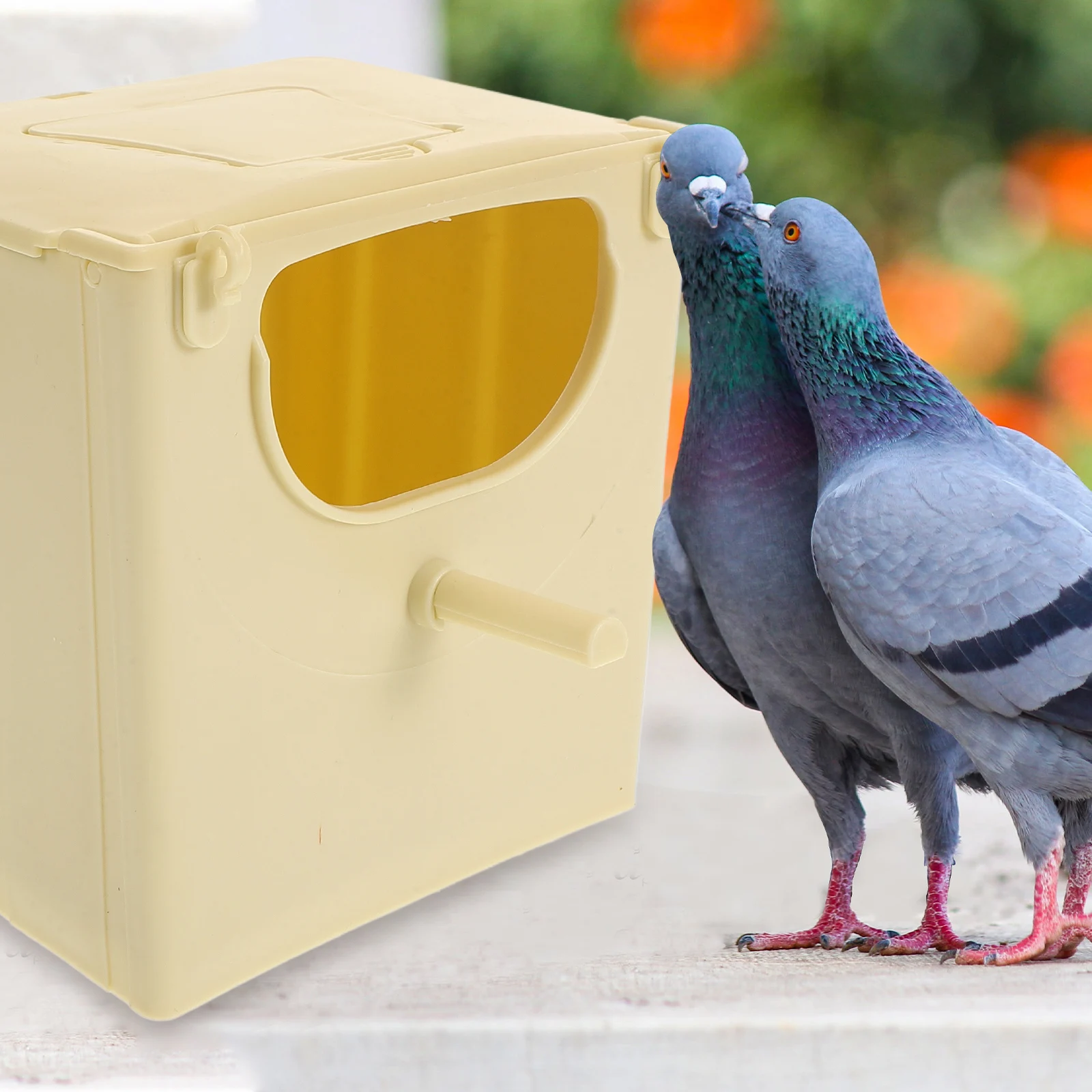 

3Pcs Plastic Bird Nesting Box Sturdy Bird Roosting Box Hanging Breeding for Parrots Budgies Outdoor Indoor Placement