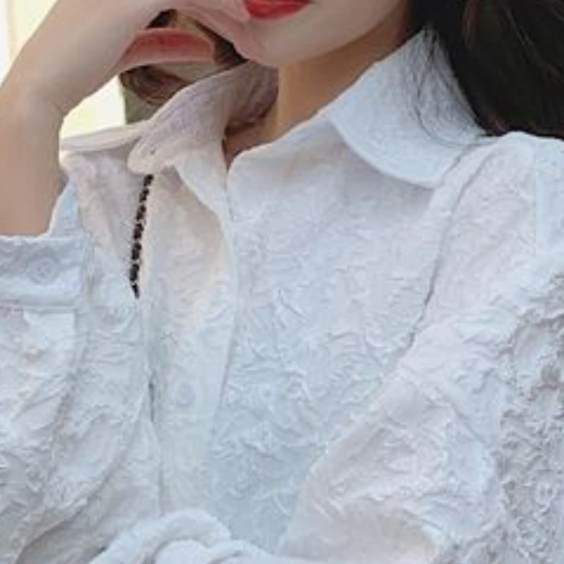 Sunscreen White Shirts Women Temper Baggy Streetwear Summer Long Style Minimalist Aesthetic Thin Clothing Harajuku Tender Basics