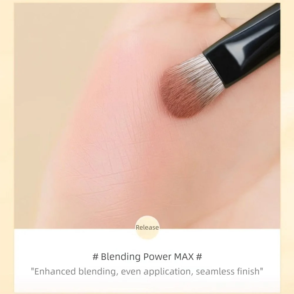 取り外し可能なミニトラベルメイクブラシセットボックス付き 6 個ブラシフェイス化粧ツール多機能ダブルエンドアイシャドウブラシ