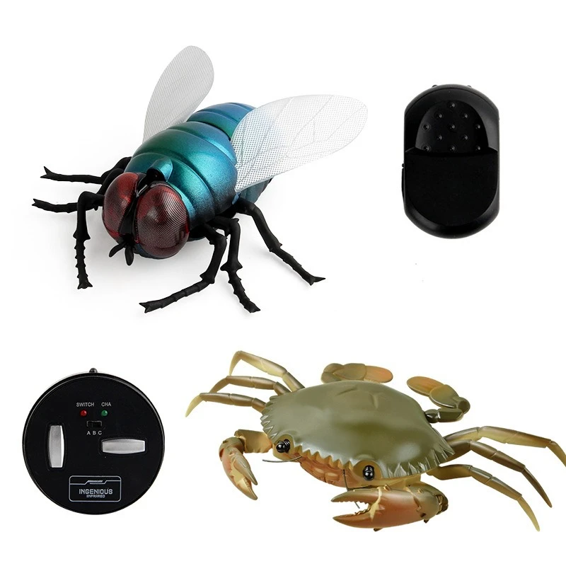Remote control insects, remote control flies, bees, ladybugs, infrared remote control electronic pet tricks
