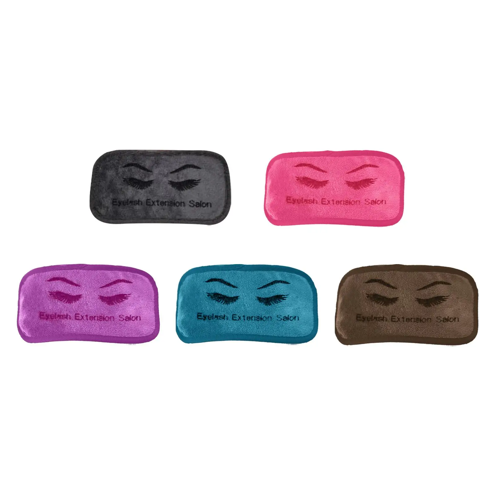 Reusable Microfiber Lash Grafting Forehead Pad Skin Friendly Eyelash Extension Protector Pallet Cushion for Salon Home Use