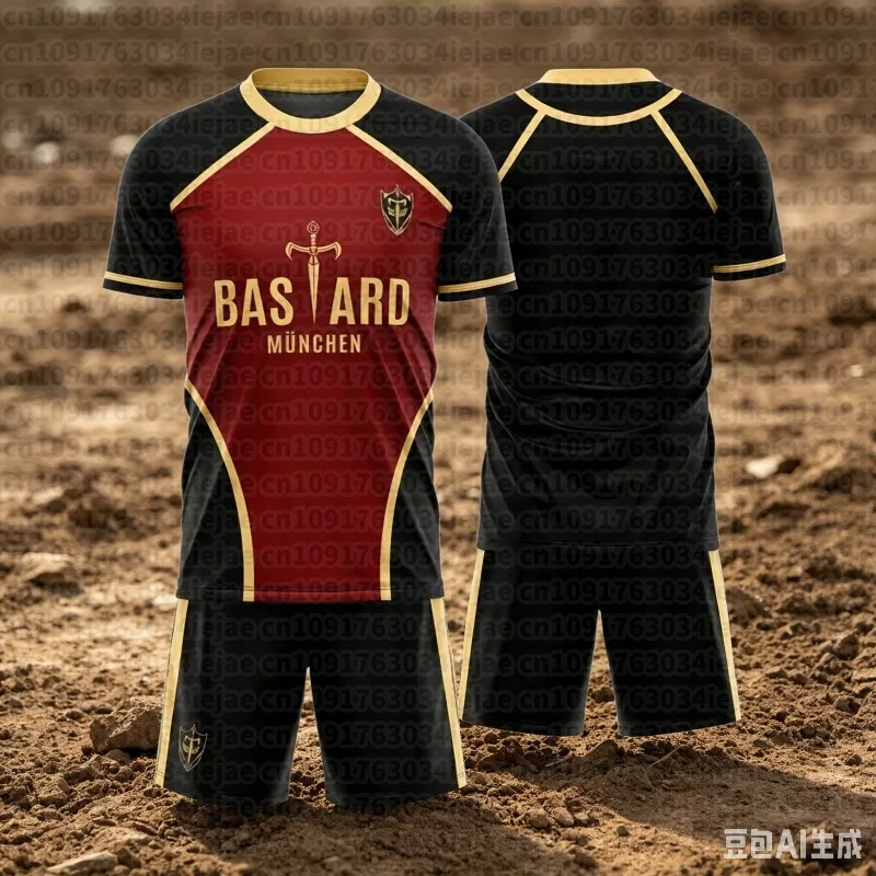 Disfraz de Cosplay de Anime Bastard Munchen, Conjunto de Camiseta de Fútbol de Michael Kaiser, Uniforme, Pelucas, Pegatinas, Conjunto de Disfraces
