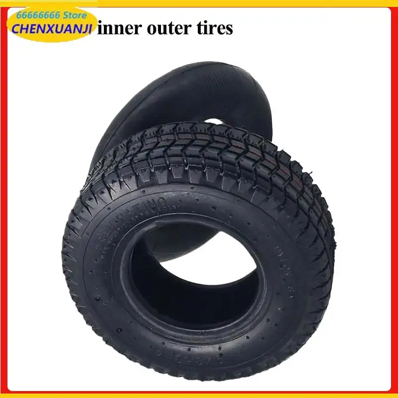 Wear-resistant 9-inch 9x3.50-4 pneumatic tire 9x3.5-4 inner tube and outer tube electric tricycle elderly electric scooter