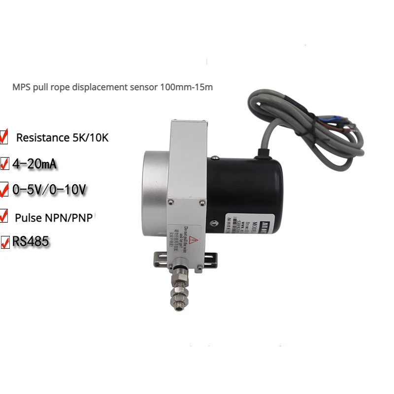 

New 4-20mA two-wire System wps/mps Drawstring Type Displacement Sensor High Precision Sensor Drawstring Encoder Drawstring Ruler