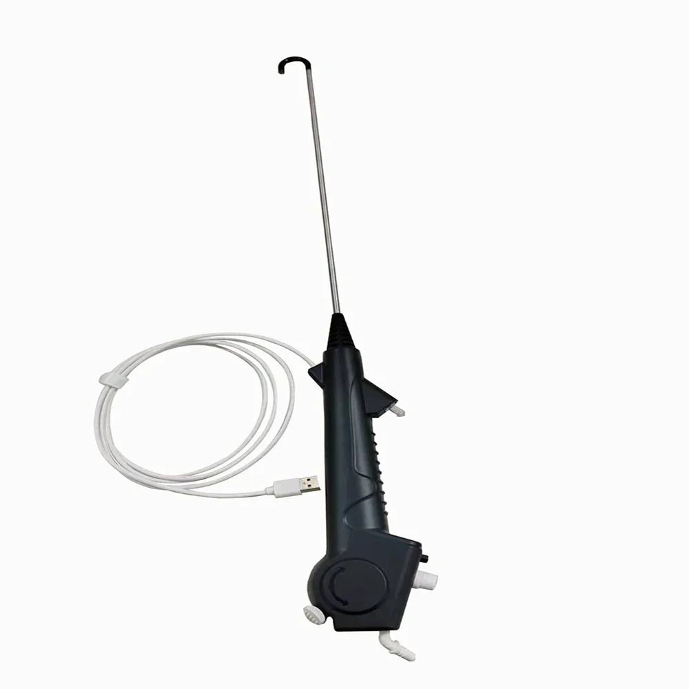 semi-rigid disposable bronchoscope with USB outport hot sell veterinary endoscopy