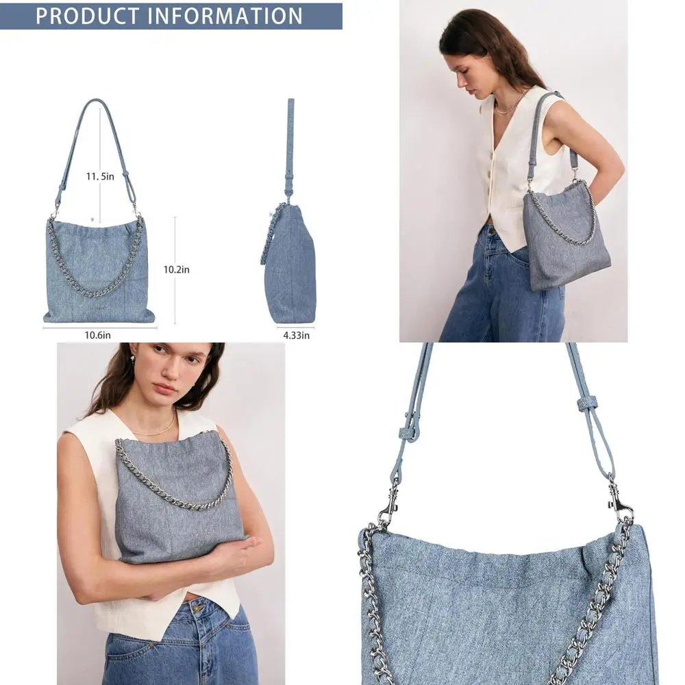 

Elegant Women's Crossbody Bag with Adjustable Strap and Chain Detail, Split Leather Shoulder Bag